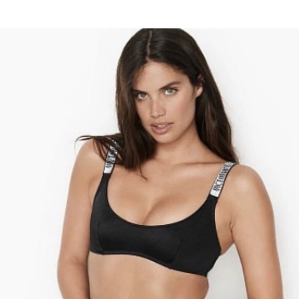 NWT Victoria Secret Shine Strap Tulum Scoop Bralette Swim Top Size Xl